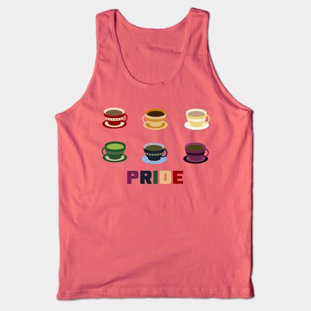 Teacup Pride Tank Top by LochNestFarm